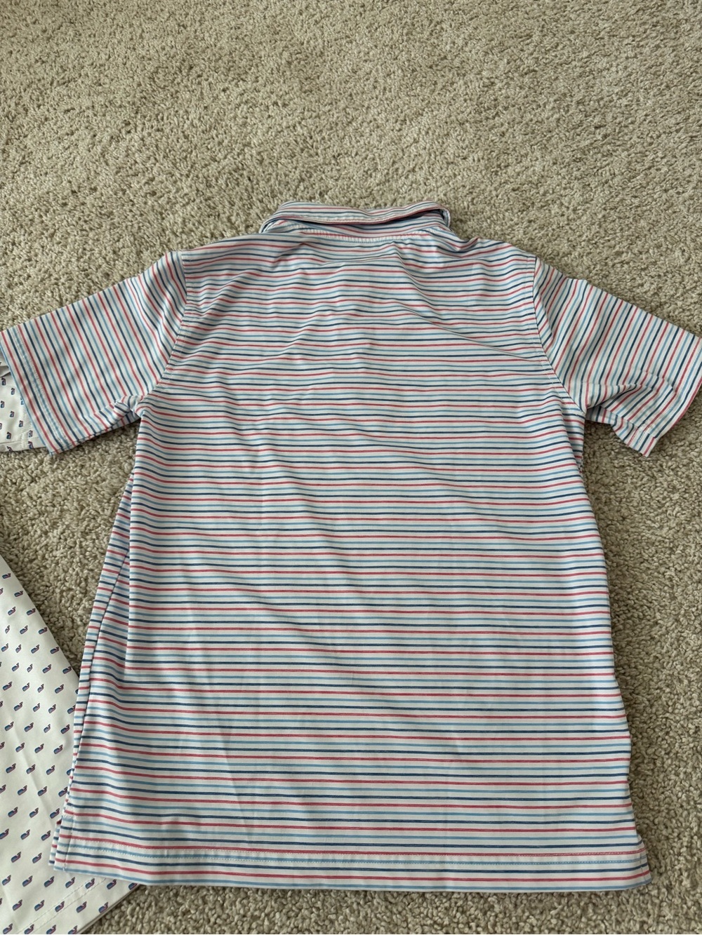 2 Boys Vineyard Vines Patterned Polo Shirts - Performance Classic Short Sleeve - Picture 8 of 8